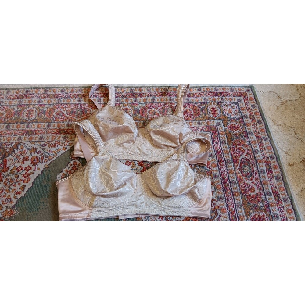 Playtex 42D Beige Bra Lot - 2